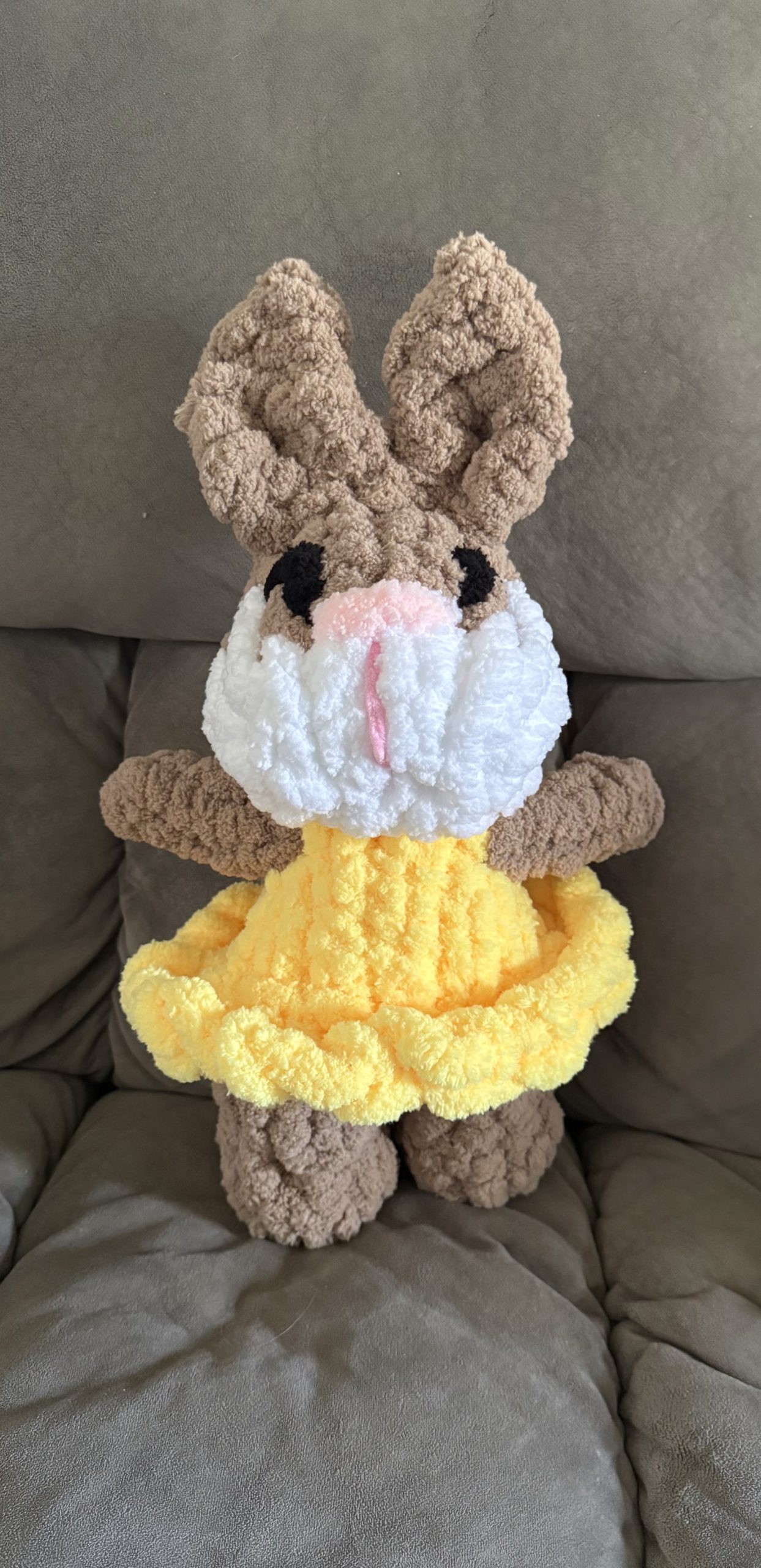 Chunky Knit Girl Bunny